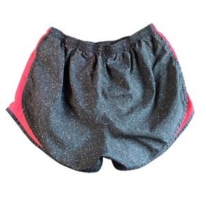 Nike Dri Fit Running Shorts Kids Medium Black Pink Speckled Athletic